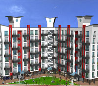 Bhavik Bellagio -   Residential project comprising of 1 & 2 BHK apartments  by Bhavik India Group at Panchvati in Nashik