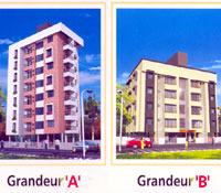 Grandeur A & B - Project by Thakkers Developers Ltd. at College road in Nashik.