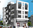 Ravi Complex - 1, 2 BHK apartments and shops at Peth Road Nashik.