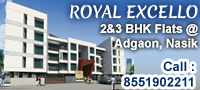 Royal Excello, A Residential project comprising of 2 BHK apartments by S P Landmarks located at Adgaon, Nashik. 